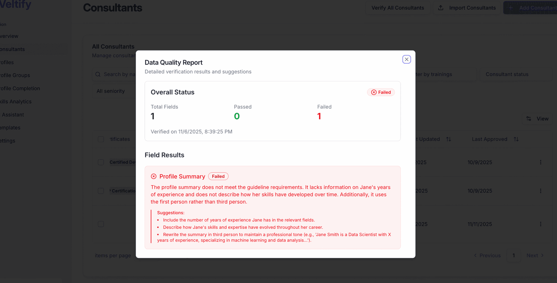 Data Quality Preview