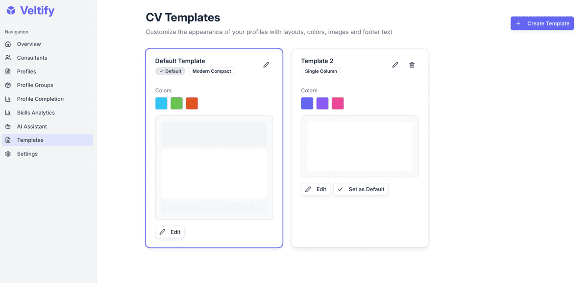Templates Management